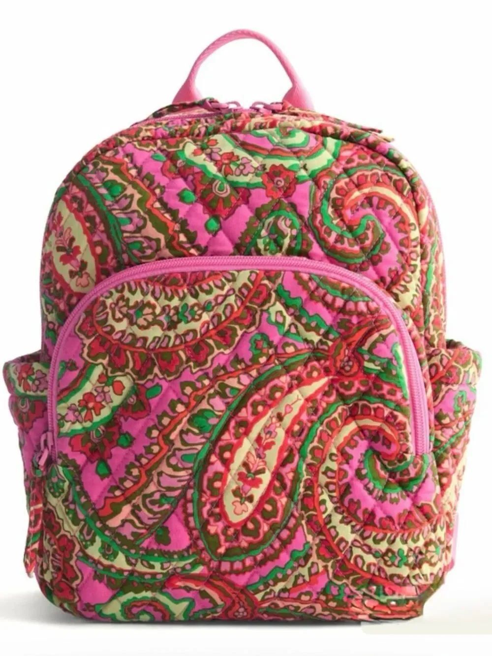 Vera Bradley Essential Small Backpack in Capri Pink NWT